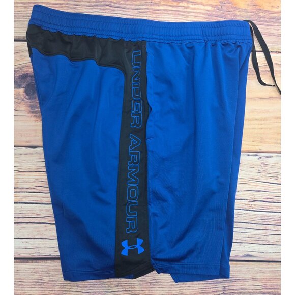 Under Armour Mens Blue HeatGear Athletic Shorts XL - Picture 3 of 7